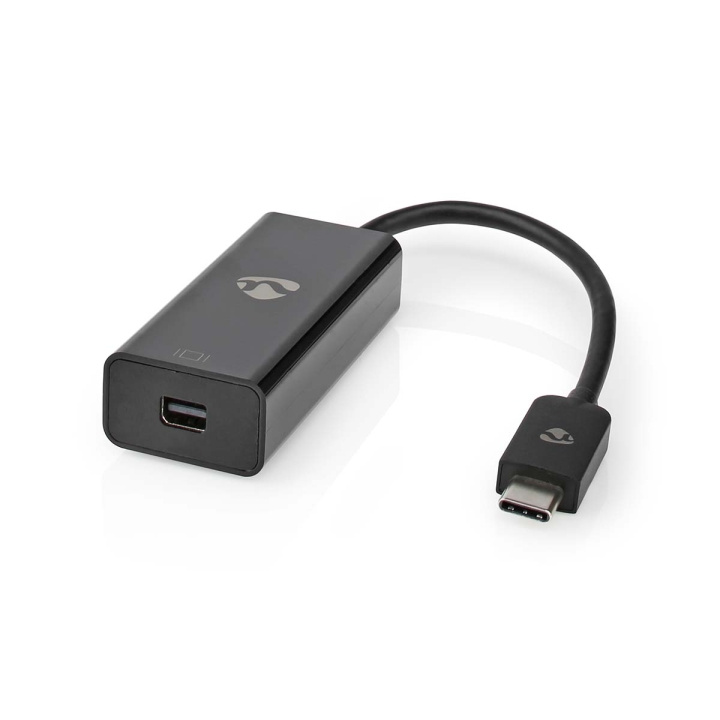 Nedis USB-C™ Adapter | USB 3.2 Gen 1 | USB-C™ Han | Mini DisplayPort Hunstik | 8K@60Hz | 0.20 m | Runde | Nikkelplateret | PVC | Sort | Plastikpose i gruppen SMARTPHONES & TABLETS / Opladere og kabler / Adaptere hos TP E-commerce Nordic AB (C66673)