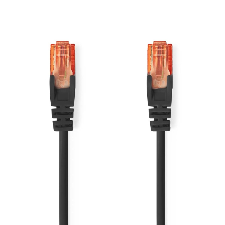 Nedis Kat 6 kabel | RJ45 Han | RJ45 Han | U/UTP | 1.50 m | Runde | PVC | Sort | Label i gruppen COMPUTERTILBEHØR / Kabler og adaptere / Netværkskabler / Cat6 hos TP E-commerce Nordic AB (C66719)