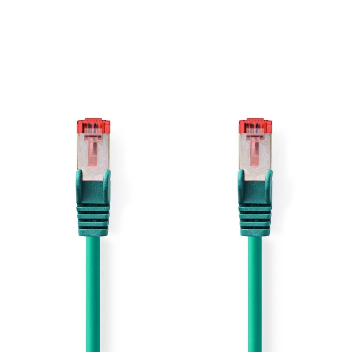 Nedis Kat 6 kabel | RJ45 Han | RJ45 Han | S/FTP | 10.0 m | Runde | LSZH | Grøn | Label i gruppen COMPUTERTILBEHØR / Kabler og adaptere / Netværkskabler / Cat6 hos TP E-commerce Nordic AB (C66721)