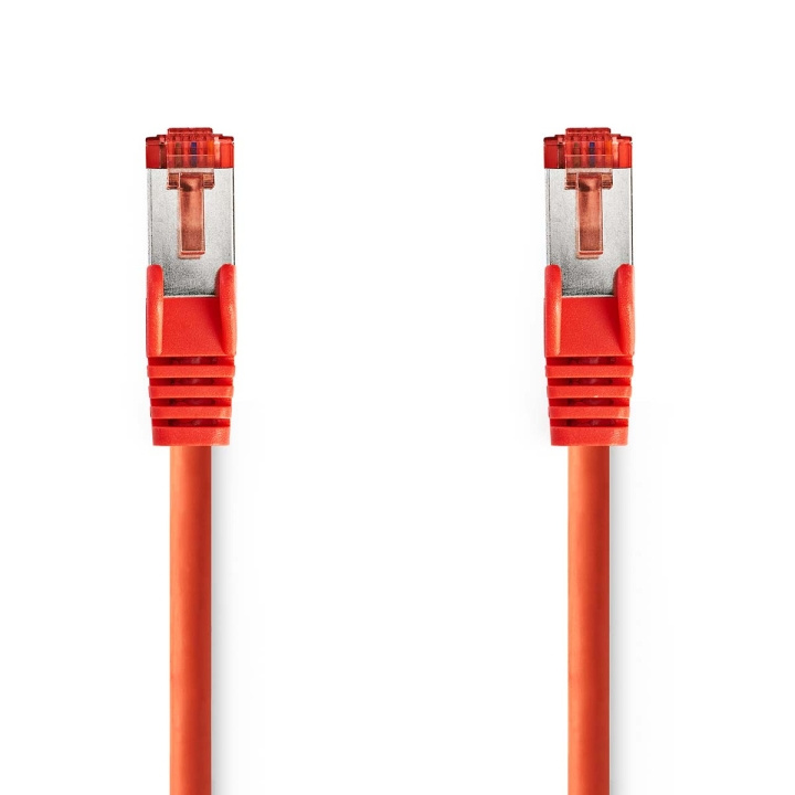 Nedis Kat 6 kabel | RJ45 Han | RJ45 Han | S/FTP | 5.00 m | Runde | LSZH | Rød | Label i gruppen COMPUTERTILBEHØR / Kabler og adaptere / Netværkskabler / Cat6 hos TP E-commerce Nordic AB (C66723)