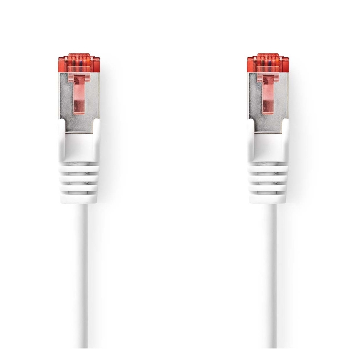 Nedis Kat 6 kabel | RJ45 Han | RJ45 Han | S/FTP | 0.50 m | Runde | LSZH | Hvid | Label i gruppen COMPUTERTILBEHØR / Kabler og adaptere / Netværkskabler / Cat6 hos TP E-commerce Nordic AB (C66724)