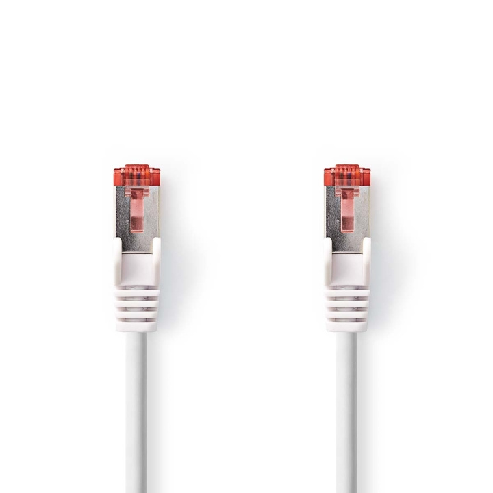 Nedis Kat 6 kabel | RJ45 Han | RJ45 Han | S/FTP | 1.50 m | Runde | LSZH | Hvid | Label i gruppen COMPUTERTILBEHØR / Kabler og adaptere / Netværkskabler / Cat6 hos TP E-commerce Nordic AB (C66726)