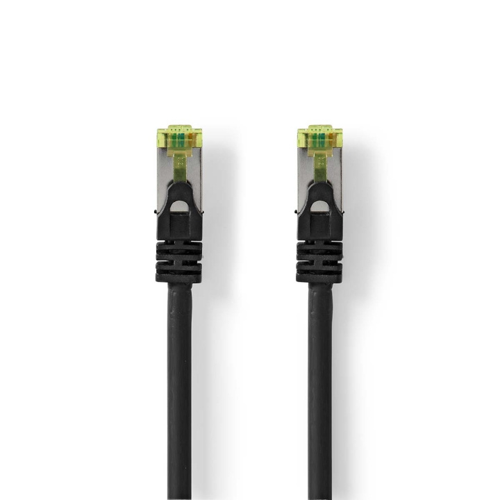 Nedis CAT7 netværkskabel | S/FTP | RJ45 Han | RJ45 Han | 2.00 m | Snagless | Runde | LSZH | Sort | Label i gruppen COMPUTERTILBEHØR / Kabler og adaptere / Netværkskabler / Cat7 hos TP E-commerce Nordic AB (C66728)