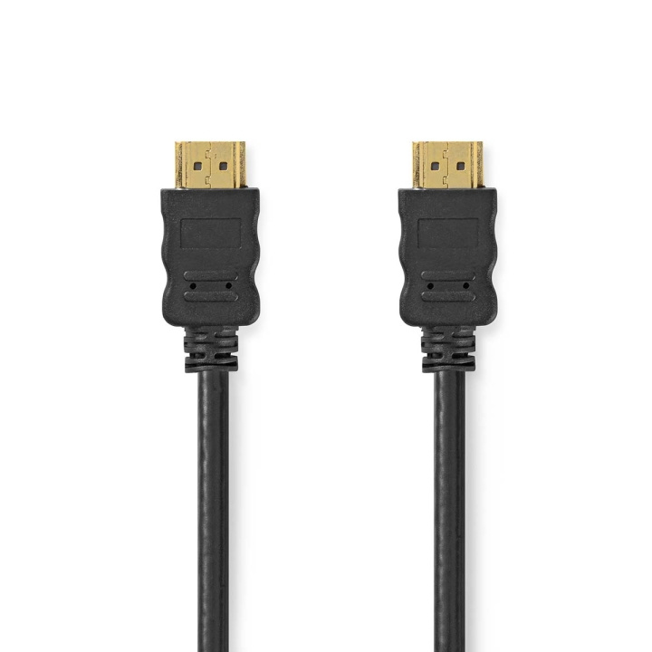 Nedis High Speed ​​HDMI ™ kabel med Ethernet | HDMI™ Stik | HDMI™ Stik | 4K@30Hz | ARC | 10.2 Gbps | 0.50 m | Runde | PVC | Sort | Label i gruppen HJEMMEELEKTRONIK / Kabler og adaptere / HDMI / Kabler hos TP E-commerce Nordic AB (C66734)