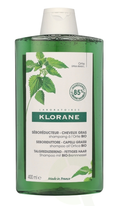 Klorane Oil Control Shampoo With Nettle 400 ml For Oily Hair i gruppen SKØNHED & HELSE / Hår og styling / Hårpleje / Shampoo hos TP E-commerce Nordic AB (C66760)