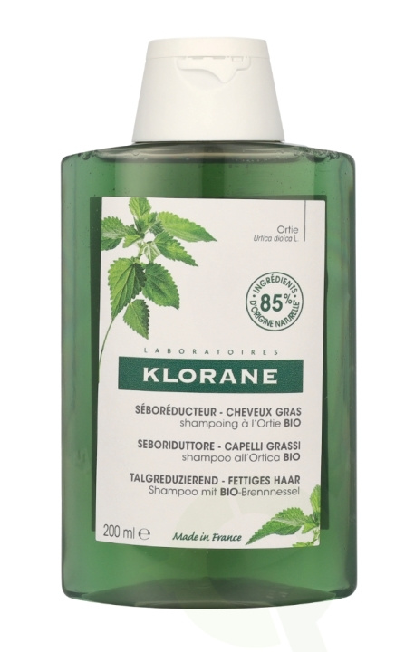 Klorane Oil Control Shampoo With Nettle 200 ml For Oily Hair i gruppen SKØNHED & HELSE / Hår og styling / Hårpleje / Shampoo hos TP E-commerce Nordic AB (C66761)