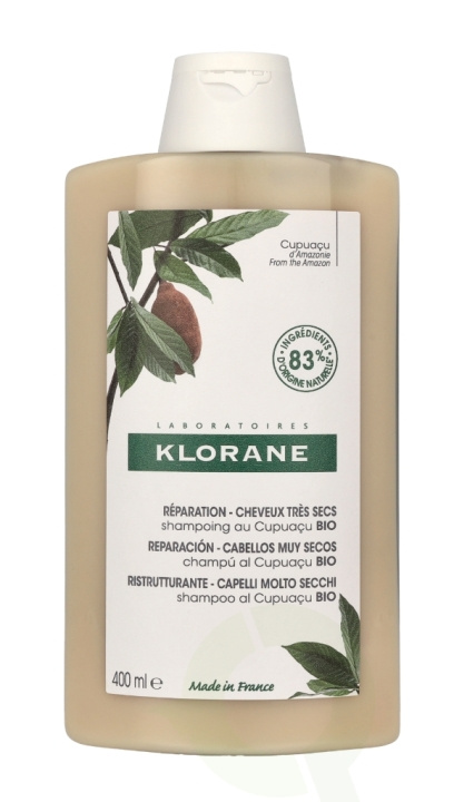 Klorane Nour. & Reparing Shampoo With Organic Cupuacu Butter 400 ml Very Dry Hair i gruppen SKØNHED & HELSE / Hår og styling / Hårpleje / Shampoo hos TP E-commerce Nordic AB (C66762)