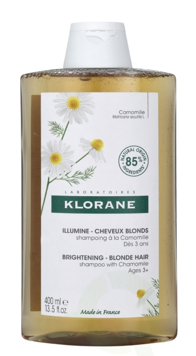 Klorane Blond Highlights Shampoo With Cham. 400 ml i gruppen SKØNHED & HELSE / Hår og styling / Hårpleje / Shampoo hos TP E-commerce Nordic AB (C66763)