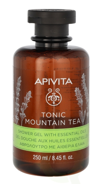 Apivita Tonic Mountain Tea Shower Gel 250 ml i gruppen SKØNHED & HELSE / Hudpleje / Kropspleje / Bad & brusecreme hos TP E-commerce Nordic AB (C66771)