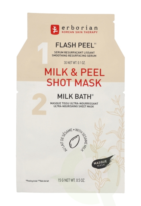 Erborian Milk & Peel Shot Mask 15 g i gruppen SKØNHED & HELSE / Hudpleje / Ansigt / Masker hos TP E-commerce Nordic AB (C66786)