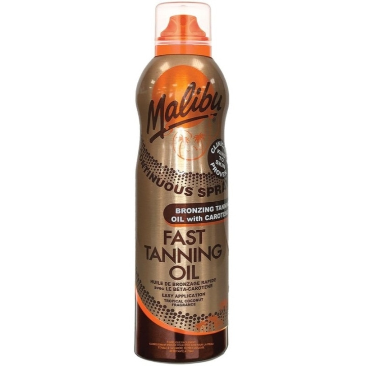 Malibu Fast Tanning Oil Spray 175ml i gruppen SKØNHED & HELSE / Hudpleje / Tanning / Solbeskyttelse hos TP E-commerce Nordic AB (C66937)