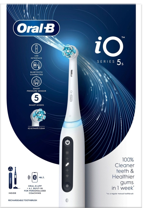 Oral B iO Series 5 White i gruppen SKØNHED & HELSE / Oral pleje / Elektriske tandbørster hos TP E-commerce Nordic AB (C66954)