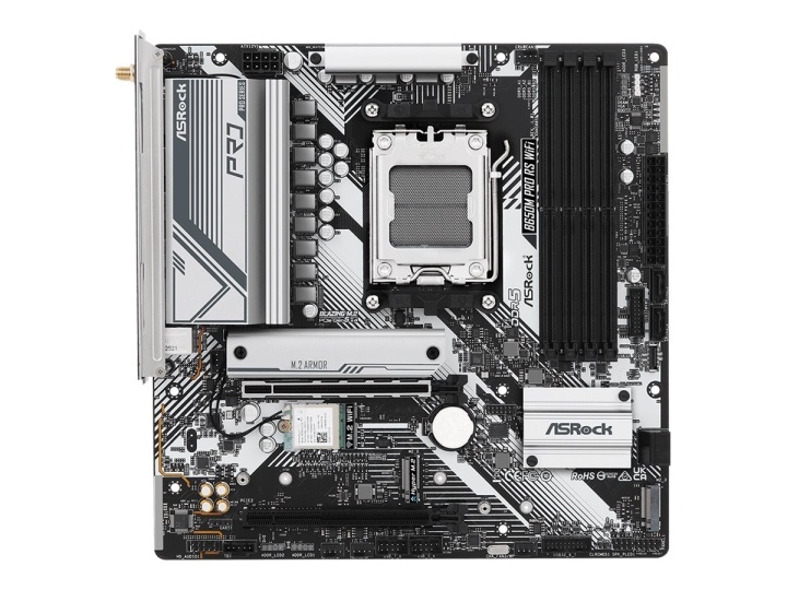 ASRock B650M Pro RS WiFi Micro-ATX AM5 AMD B650 i gruppen COMPUTERTILBEHØR / Computerkomponenter / Bundkort hos TP E-commerce Nordic AB (C66962)