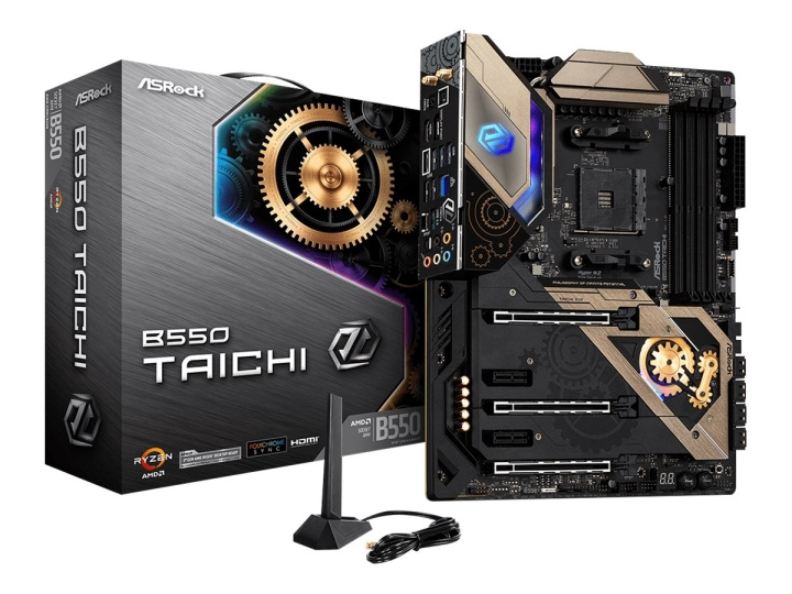 ASRock B550 Taichi ATX AM4 AMD B550 i gruppen COMPUTERTILBEHØR / Computerkomponenter / Bundkort hos TP E-commerce Nordic AB (C66997)