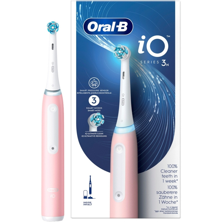 Oral B iO Series 3n Blush Pink elektrisk tandbørste i gruppen SKØNHED & HELSE / Oral pleje / Elektriske tandbørster hos TP E-commerce Nordic AB (C67006)