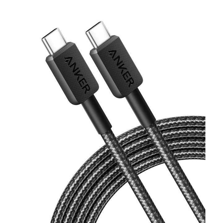 Anker 322 USB-C to USB-C Cable (1.8M Braided) 140W i gruppen COMPUTERTILBEHØR / Kabler og adaptere / USB / USB-C hos TP E-commerce Nordic AB (C67022)