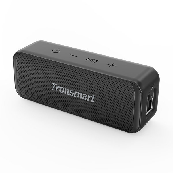 Tronsmart T2 Mini Højttaler Sort i gruppen HJEMMEELEKTRONIK / Lyd & billede / Højttalere & tilbehør / Bluetooth-højttalere / Bærbare højttalere hos TP E-commerce Nordic AB (C67029)