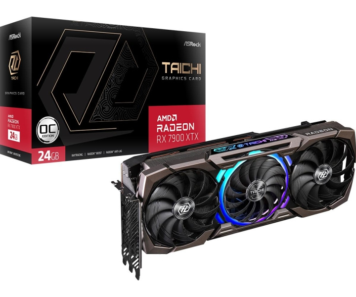 ASRock RX 7900XTX TC 24GO DDR6 retail i gruppen COMPUTERTILBEHØR / Computerkomponenter / Grafikkort hos TP E-commerce Nordic AB (C67054)