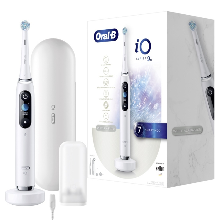 Oral B iO Series 9N Hvid i gruppen SKØNHED & HELSE / Oral pleje / Elektriske tandbørster hos TP E-commerce Nordic AB (C67061)