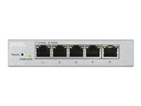 ZyXEL GS1200-5 Switch 5-porte Gigabit i gruppen COMPUTERTILBEHØR / Netværk / Switches / 10/100/1000Mbps hos TP E-commerce Nordic AB (C67184)