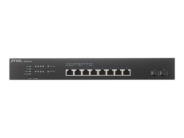 ZyXEL XS1930-10 Switch 10-porte 10 Gigabit i gruppen COMPUTERTILBEHØR / Netværk / Switches / 10/100/1000Mbps hos TP E-commerce Nordic AB (C67197)