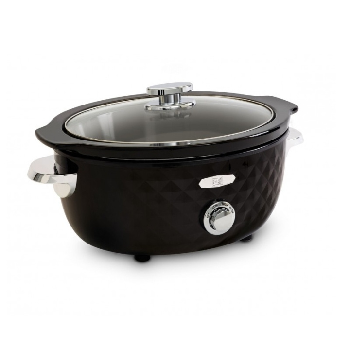 FRITEL Family Slow cooker 3.3liter Sort/krom i gruppen HJEM, HUS & HAVE / Husholdningsapparater / Slowcookers hos TP E-commerce Nordic AB (C67259)