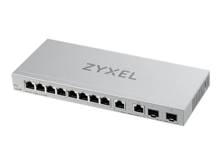 ZyXEL XGS1210-12 Switch 12-porte 2.5 Gigabit Ethernet i gruppen COMPUTERTILBEHØR / Netværk / Switches / 10/100/1000Mbps hos TP E-commerce Nordic AB (C67280)