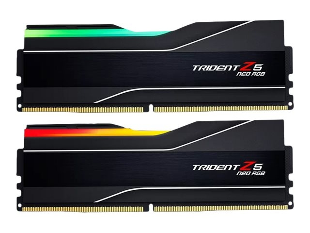 G.Skill Trident Z5 Neo RGB DDR5 64GB kit 6000MHz CL30 Ikke-ECC i gruppen COMPUTERTILBEHØR / Computerkomponenter / RAM-hukommelse / DDR5 hos TP E-commerce Nordic AB (C67283)