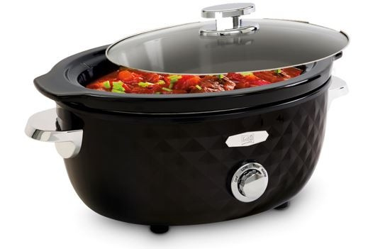 FRITEL Family Slow cooker 5.5liter Sort/krom i gruppen HJEM, HUS & HAVE / Husholdningsapparater / Slowcookers hos TP E-commerce Nordic AB (C67356)