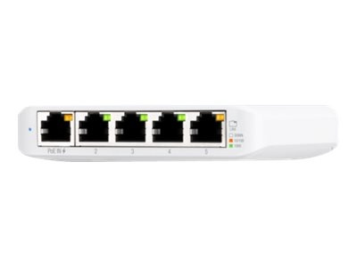 Ubiquiti UniFi Switch USW Flex Mini Switch 5-porte Gigabit PoE+ i gruppen COMPUTERTILBEHØR / Netværk / Switches hos TP E-commerce Nordic AB (C67467)