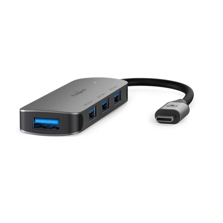 Nedis USB-hub | 1x USB-C™ | 4x USB A Female | 4-Port port(s) | USB 3.2 Gen 1 | USB Drevet | 5 Gbps i gruppen COMPUTERTILBEHØR / Computer Tilbehør / USB-hubs hos TP E-commerce Nordic AB (C67501)