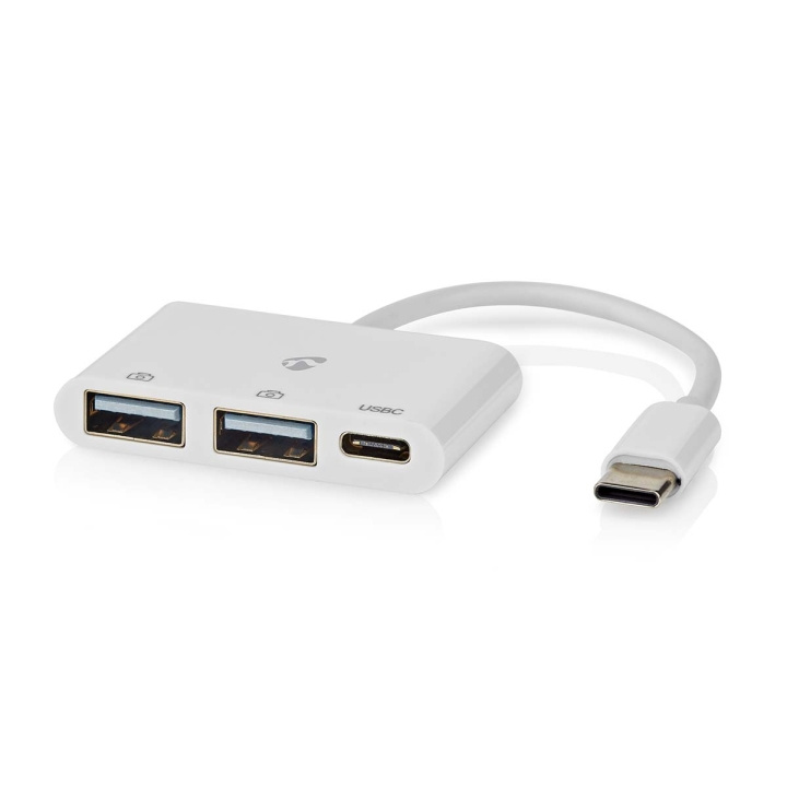 Nedis USB-hub | 1x USB-C™ | 1x USB-C™ / 2x USB 2.0 A Female | 3-Port port(s) | USB Drevet i gruppen COMPUTERTILBEHØR / Computer Tilbehør / USB-hubs hos TP E-commerce Nordic AB (C67503)