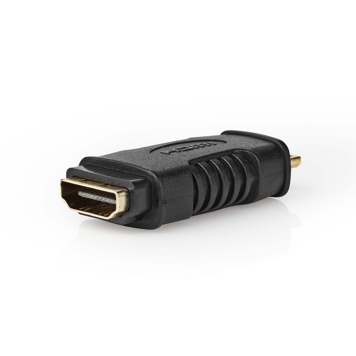 Nedis HDMI™ Adapter | HDMI™ Mini-stik | HDMI ™ -udgang | Guldplateret | Lige | ABS | Sort | 1 stk. | Blister i gruppen HJEMMEELEKTRONIK / Kabler og adaptere / HDMI / Adaptere hos TP E-commerce Nordic AB (C67576)