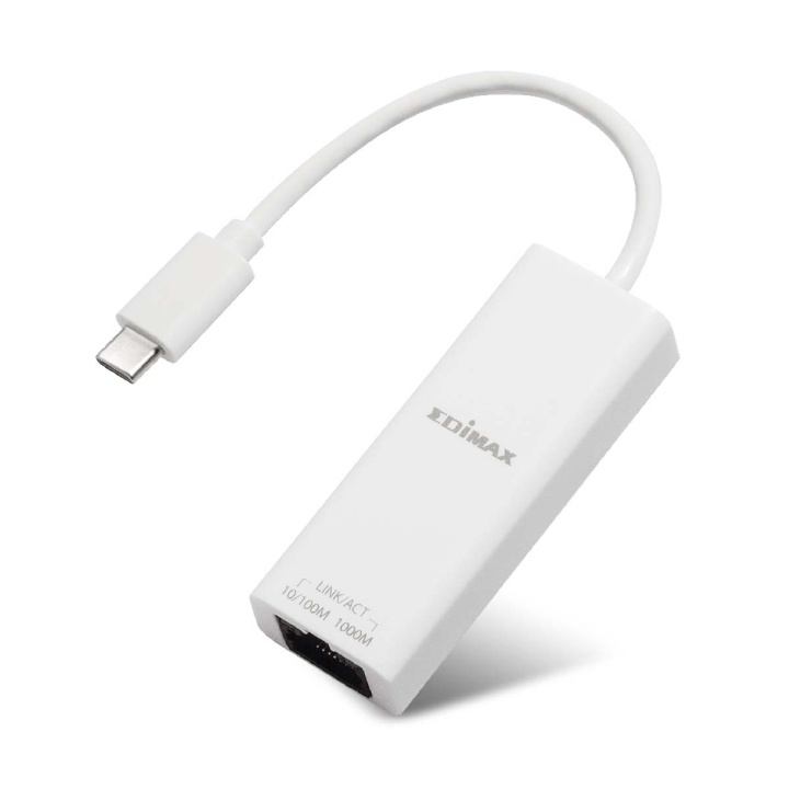 Edimax USB 3.2 Type C to Gigabit Ethernet Adapter i gruppen COMPUTERTILBEHØR / Netværk / Netværkskort / USB hos TP E-commerce Nordic AB (C67584)