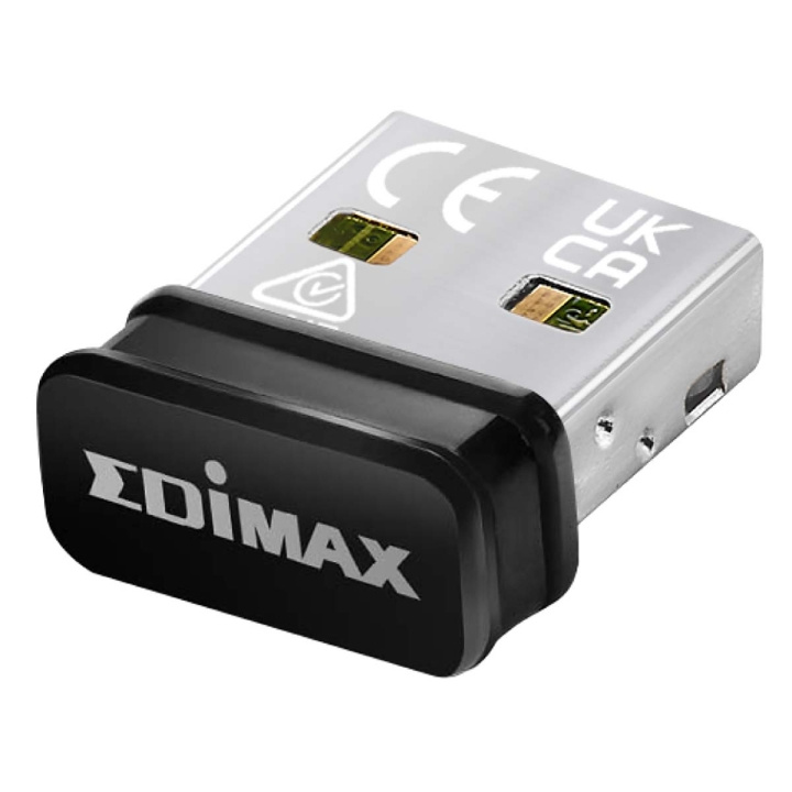 Edimax AC600 Dual-Band Wi-Fi 5 Nano USB Adapter i gruppen COMPUTERTILBEHØR / Netværk / Netværkskort / USB trådløs hos TP E-commerce Nordic AB (C67588)