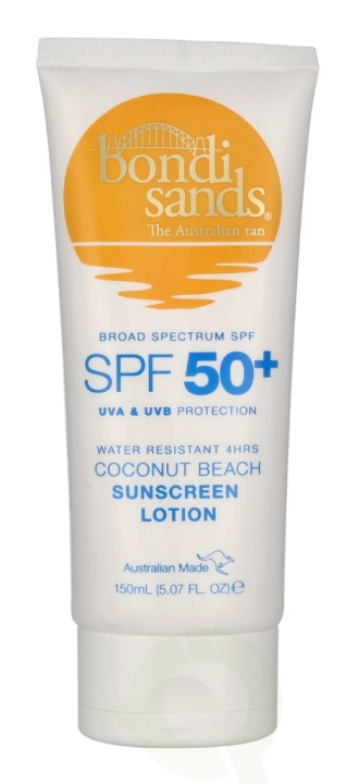 Bondi Sands Sunscreen Lotion SPF50+ 150 ml Coconut i gruppen SKØNHED & HELSE / Hudpleje / Tanning / Solbeskyttelse hos TP E-commerce Nordic AB (C67708)