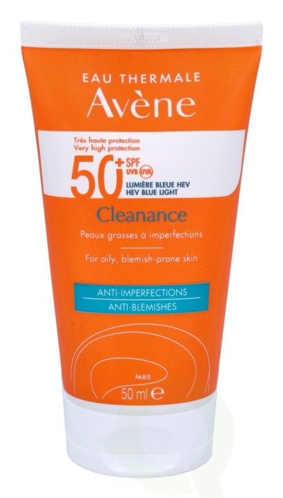 Avene Cleanance Solar SPF50+ 50 ml i gruppen SKØNHED & HELSE / Hudpleje / Tanning / Solbeskyttelse hos TP E-commerce Nordic AB (C67732)