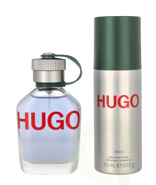 Hugo Boss Hugo Man Giftset 225 ml Edt Spray 75ml/Deo Spray 150ml i gruppen SKØNHED & HELSE / Gaveæske / Gaveæske til ham hos TP E-commerce Nordic AB (C67773)