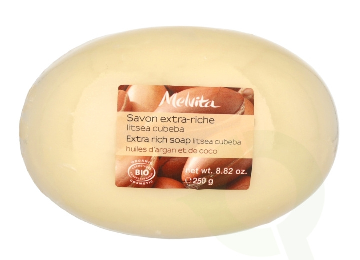 Melvita Extra Rich Soap 250 g With Argan Oil & Coconut i gruppen SKØNHED & HELSE / Hudpleje / Kropspleje / Duft sæbe hos TP E-commerce Nordic AB (C67785)