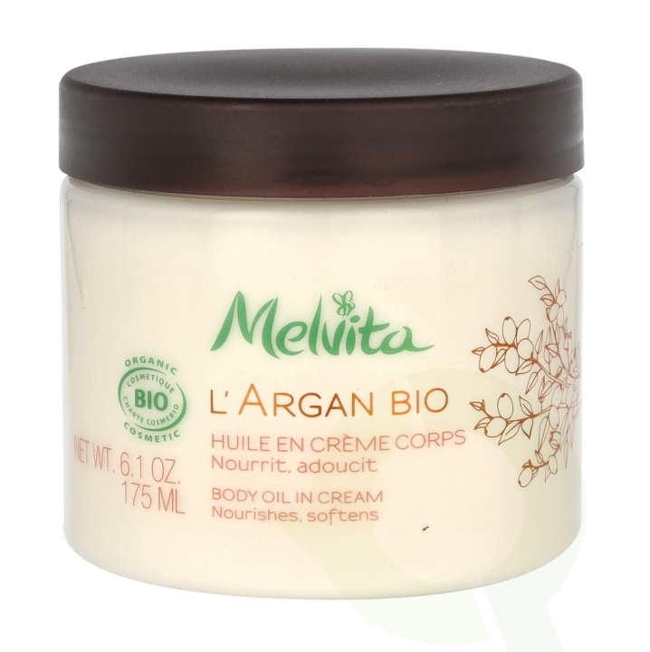 Melvita L\'Argan Bio Body Oil In Cream 175 ml i gruppen SKØNHED & HELSE / Hudpleje / Kropspleje / Body lotion hos TP E-commerce Nordic AB (C67789)