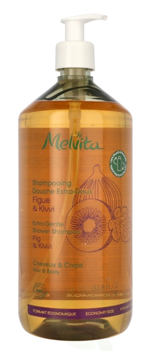 Melvita Extra-Gentle Shower Shampoo 1000 ml i gruppen SKØNHED & HELSE / Hår og styling / Hårpleje / Shampoo hos TP E-commerce Nordic AB (C67807)