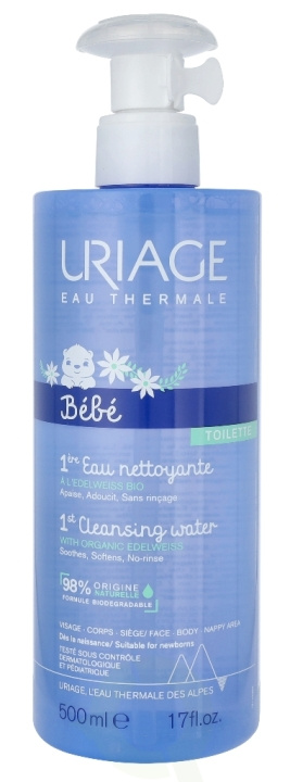 Uriage Bebe 1st Cleansing Water 500 ml i gruppen SKØNHED & HELSE / Hudpleje / Kropspleje / Bad & brusecreme hos TP E-commerce Nordic AB (C67808)