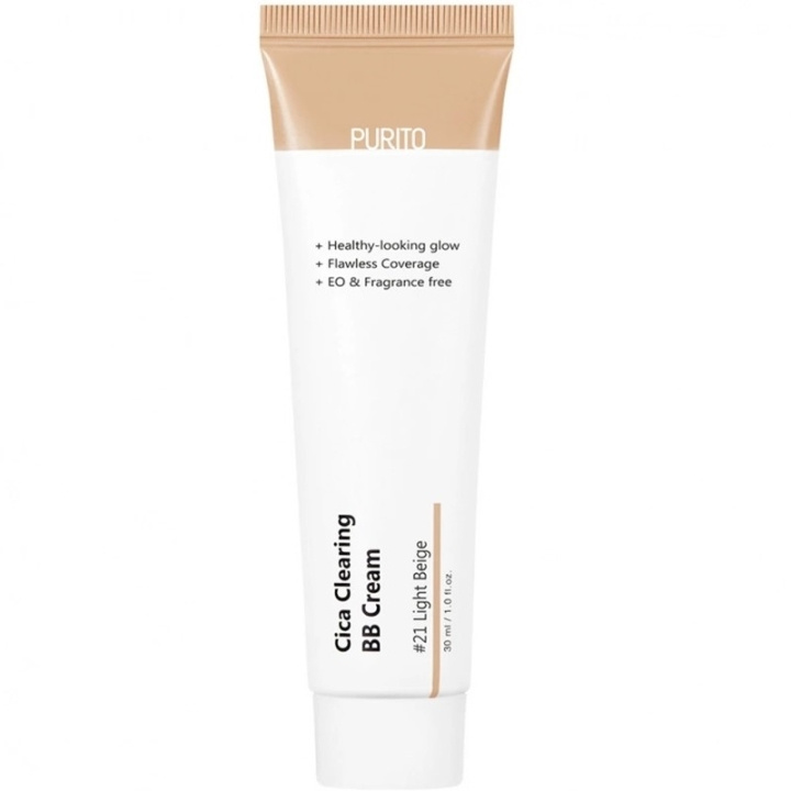 Purito Cica Clearing BB Cream #21 Light Beige 30ml i gruppen SKØNHED & HELSE / Makeup / Makeup ansigt / CC/BB Cream hos TP E-commerce Nordic AB (C67821)