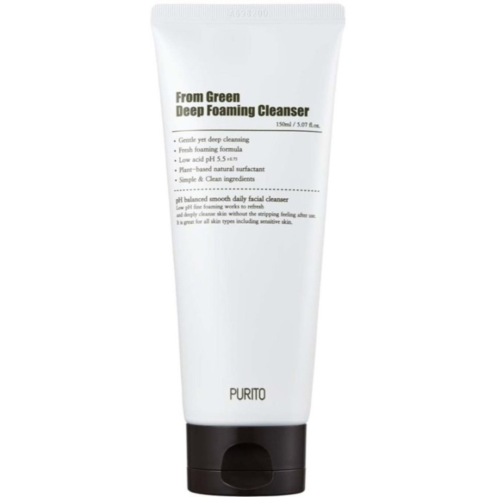 Purito From Green Deep Foaming Cleanser 150ml i gruppen SKØNHED & HELSE / Hudpleje / Ansigt / Rengøring hos TP E-commerce Nordic AB (C67823)