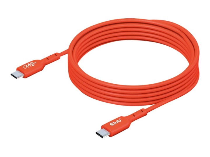 Club 3D USB 2.0 USB Type-C kabel 2m Rød i gruppen COMPUTERTILBEHØR / Kabler og adaptere / USB / USB-C hos TP E-commerce Nordic AB (C67838)