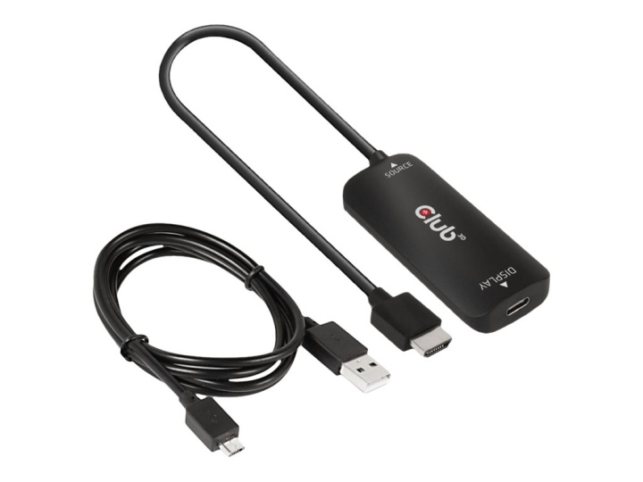 Club 3D Videoadapter 26cm i gruppen HJEMMEELEKTRONIK / Kabler og adaptere / HDMI / Adaptere hos TP E-commerce Nordic AB (C67844)