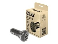 Club 3D 36Watt Bilstrømsadapter i gruppen SMARTPHONES & TABLETS / Opladere og kabler / Bilopladere / Bil oplader USB hos TP E-commerce Nordic AB (C67867)