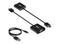 Club 3D Videointerfaceomformer HDMI / VGA Sort i gruppen HJEMMEELEKTRONIK / Kabler og adaptere / HDMI / Adaptere hos TP E-commerce Nordic AB (C67899)