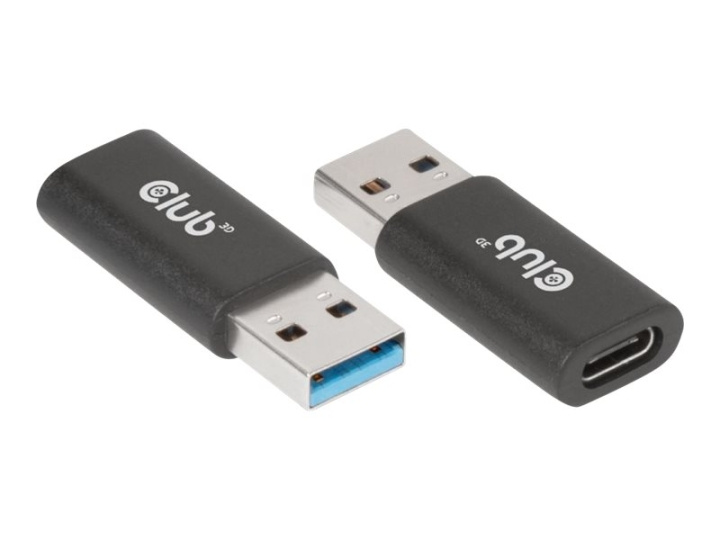 Club 3D USB 3.2 Gen 1 USB-C adapter Sort i gruppen COMPUTERTILBEHØR / Netværk / Netværkskort / USB trådløs hos TP E-commerce Nordic AB (C67908)