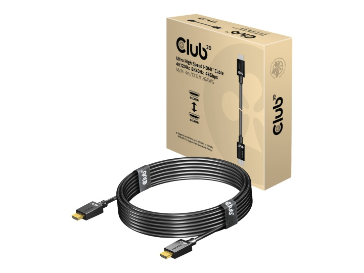 Club 3D HDMI han -> HDMI han 4 m Sort i gruppen HJEMMEELEKTRONIK / Kabler og adaptere / HDMI / Kabler hos TP E-commerce Nordic AB (C67911)